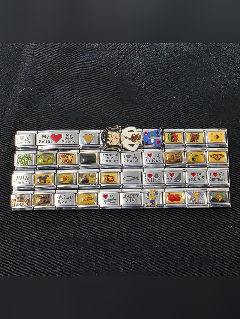 40 Italian Charms Vintage Early 2000’s